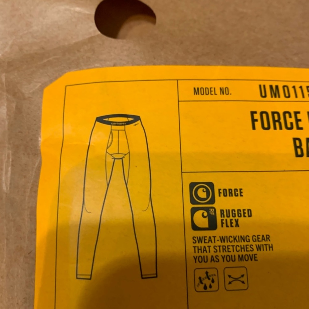 Carhartt Force midweight waffle base layer pant